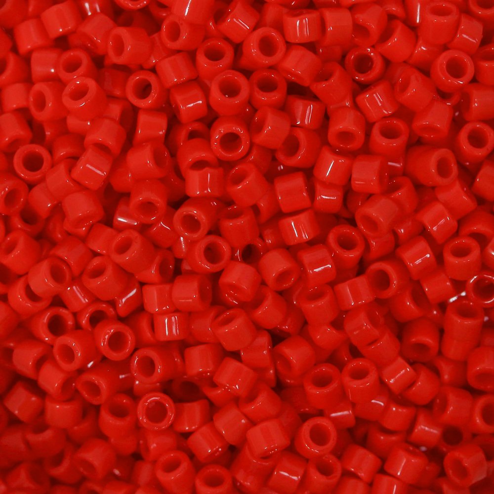 Miyuki Delica Seed Beads 11/0 "Opaque Dark Cranberry Db723 7.2 Gr