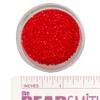 Miyuki Delica Seed Beads 11/0 "Opaque Dark Cranberry Db723 7.2 Gr view 2