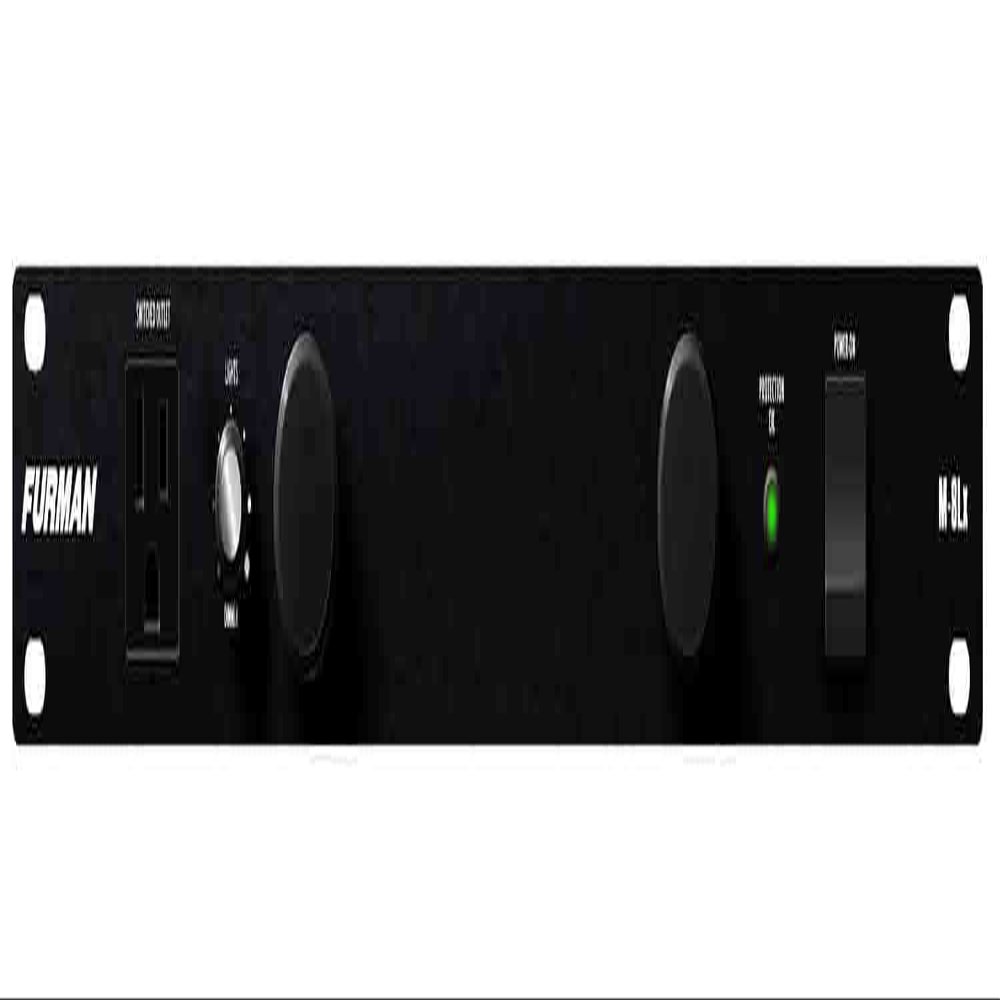 Furman M-8Lx Standard Level Power Conditioning, 15 Amp, 9 Outlets with Wall Wart Spacing, Pullout Lights
