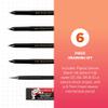 SAKURA 50200 Pigma Sensei Manga 6-Piece Drawing Kit, Black view 2