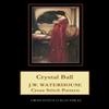 Crystal Ball: J.W. Waterhouse cross stitch pattern view 1
