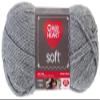 Red Heart Soft Yarn, Light Gray Heather (E728.9440) view 1