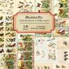 Butterfly Ephemera Collection: 18 sheets - 9 designs - 2 of each design (Vintage Ephemera Collection) view 1