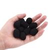 Sunmns 10 Pack Mini Small Size Lapel Headset Microphone Windscreen Foam Cover, Black view 4