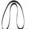 Turntable Belt for AKAI AP-001C Turntable view 1