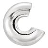Real Silver Plated Crimp Bead Covers 3mm (144) view 2