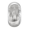 Real Silver Plated Crimp Bead Covers 3mm (144) view 3