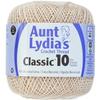 Coats Crochet 154-226 Aunt Lydia's Crochet, Cotton Classic Size 10, Natural view 1