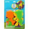 Perler 22645 Fuse Bead Pegboards 7-Pack-Boy/Girl/Bear/Monkey/Butterfly/2 Flowers view 1