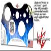 Fire Blue - WraptorSkinz Decal Style Vinyl Skin compatible with XBOX 360 Wireless Controller (CONTROLLER NOT INCLUDED) view 2
