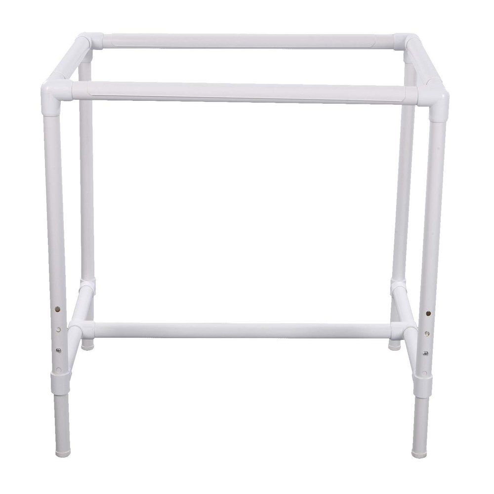 Dritz Quilter's Floor Frame, Adjustable, White