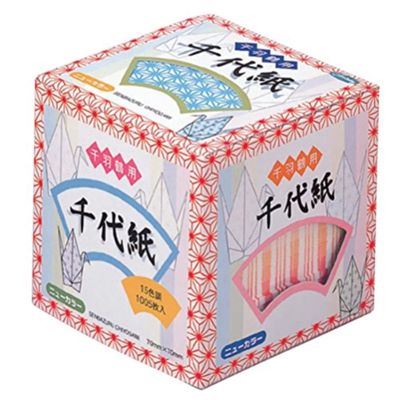 Senbazuru 20-1279 Origami Paper "Asa no ha" 7 cm 1005 Sheets