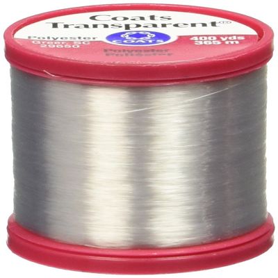 Coats Thread & Zippers S995-9900 Transparent Polyester Thread, 400 Yard, Clear