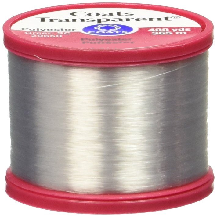 Coats Thread & Zippers S995-9900 Transparent Polyester Thread, 400 Yard, Clear
