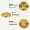 Meinl 14 Hihat (Hi Hat) Cymbal Pair HCS Traditional Finish Brass for Drum Set, Made In Germany, 2-YEAR WARRANTY (HCS14H) view 2