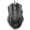 Redragon M602 Gaming Mouse, Ergonomic RGB Gaming Mouse Wired with 7200 Adjustable DPI, 9 Programmable Buttons, Professional Software for Gamer Office [Black] view 1