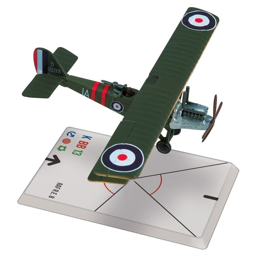 Ares Games Wings of Glory WWI: RAF R.E.8 (59 Squadron) - Tabletop Game - Plastic Miniature Wargame - Historical - Aviation/Military - 1917 - Adults 18+