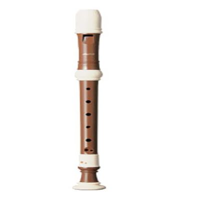 Aulos A303ADB Threepiece Baroque Fingering Dark Brown Soprano Recorder