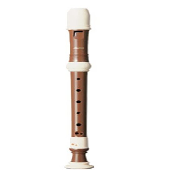 Aulos A303ADB Threepiece Baroque Fingering Dark Brown Soprano Recorder