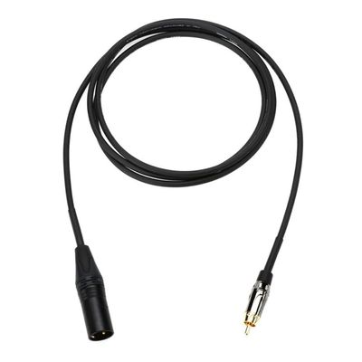 Mogami GOLD XLRM-RCA-06 Unbalanced Audio Adapter Cable, RCA Male Plug to XLR-Male, Gold Contacts, Straight Connectors, 6 Foot
