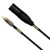 Mogami GOLD XLRM-RCA-06 Unbalanced Audio Adapter Cable, RCA Male Plug to XLR-Male, Gold Contacts, Straight Connectors, 6 Foot view 2