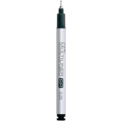 Copic Multiliner SP Waterproof Pigment Brush Pen, Brush Tip, Black Ink (MLSPBP)