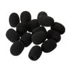 Eboot 15 Pack Mini Microphone Covers Foam Windscreen Lapel Headset Mic Foam Cover Protection for Small Lapel and Lavalier Microphones (Black) view 4