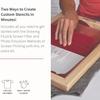 Speedball Intermediate Screen Printing Kit - Make Your Own Custom T-Shirt Prints - 2 Fabric Inks, Silk Screen Frame, Drawing Fluid, Squeegee, Instructions - Made in USA view 2