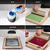 Speedball Intermediate Screen Printing Kit - Make Your Own Custom T-Shirt Prints - 2 Fabric Inks, Silk Screen Frame, Drawing Fluid, Squeegee, Instructions - Made in USA view 3
