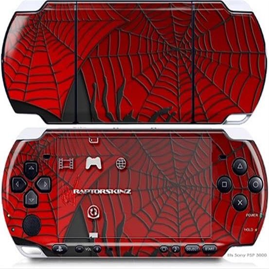 WraptorSkinz Decal Style Vinyl Skin Wrap - Spider Web - compatible with Sony PSP 3000