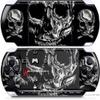 Sony PSP 3000 Decal Style Skin - Chrome Skulls on Fire (OEM Packaging) view 1