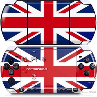 Sony PSP 3000 Decal Style Skin - Union Jack 02