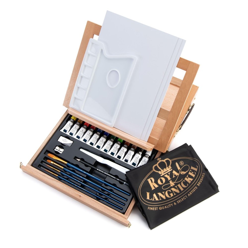 Royal & Langnickel Acrylic Easel Art Set with Easy to Store Bag