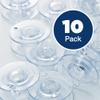 Brother Sewing and Embroidery Bobbins 10-Pack, SA156,Clear, 11.5 mm view 2