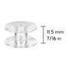 Brother Sewing and Embroidery Bobbins 10-Pack, SA156,Clear, 11.5 mm view 3