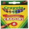 Crayola Crayons 8 in a Box (Pack of 12) 96 Crayons Total view 1
