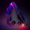 Half Moon Light Up Musical Tambourine With Multicolor Flashing LED Lights and 5 Metal Jingles, Parties, Raves, Concerts, Performance, Weddings, Birthdays, Premium Large view 2