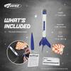 Estes 2452 Athena Rocket-Building Kit, Prebuilt Beginner Flying-Rocket Model Kit for Ages 10+, Blue view 3