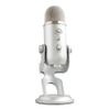 Logitech Creators Blue Yeti USB Microphone for PC, Mac, Gaming, Recording, Streaming, Podcasting, Studio and Computer Condenser Mic with Blue VO!CE Effects, 4 Pickup Patterns, Plug and Play - Silver view 1