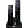 CTA Digital Wii Remote Dual Charge Station with 2 Rechargeable Batteries (Black) view 1