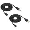 DTOL PS3 Controller Charger Cable Ring Mini USB Data Charging Cord for PS Move PlayStation 3 Wireless Controller, TI84 Plus CE, Digital Camera 10ft 2 Pack view 1