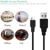 DTOL PS3 Controller Charger Cable Ring Mini USB Data Charging Cord for PS Move PlayStation 3 Wireless Controller, TI84 Plus CE, Digital Camera 10ft 2 Pack view 3