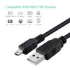 DTOL PS3 Controller Charger Cable Ring Mini USB Data Charging Cord for PS Move PlayStation 3 Wireless Controller, TI84 Plus CE, Digital Camera 10ft 2 Pack view 4
