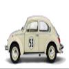 Solido 421184040 VW Kfer Volkswagen 1973 Beetle 1303 Racer 53" Die-Cast Model, Beige, 1: 18 Scale view 2