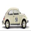 Solido 421184040 VW Kfer Volkswagen 1973 Beetle 1303 Racer 53" Die-Cast Model, Beige, 1: 18 Scale view 4