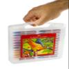 Faber-Castell Blendable Oil Pastels In Durable Storage Case- 24 Vibrant Colors - Non-Toxic Pastels for Kids, Easter Basket Stuffers for Kids view 3