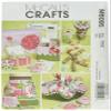 McCall's Patterns M6095 Sewing Machine Cover, Apron, Pattern Boxes, Container, Organizer, Pin Cushions and Button Doll, One Size Only view 1