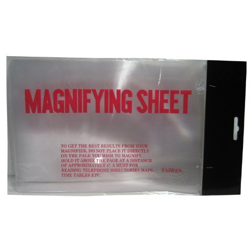 SE 7" x 10" Full Page Magnifying Sheet (2x Magnification) - MJ019AB