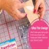 TrueCut TrueGrips Non-Slip Ruler Grips for Quilting Rulers | No-Slip Quilt Ruler Grip Dots | Quilting Supplies for Accurate Cuts view 2