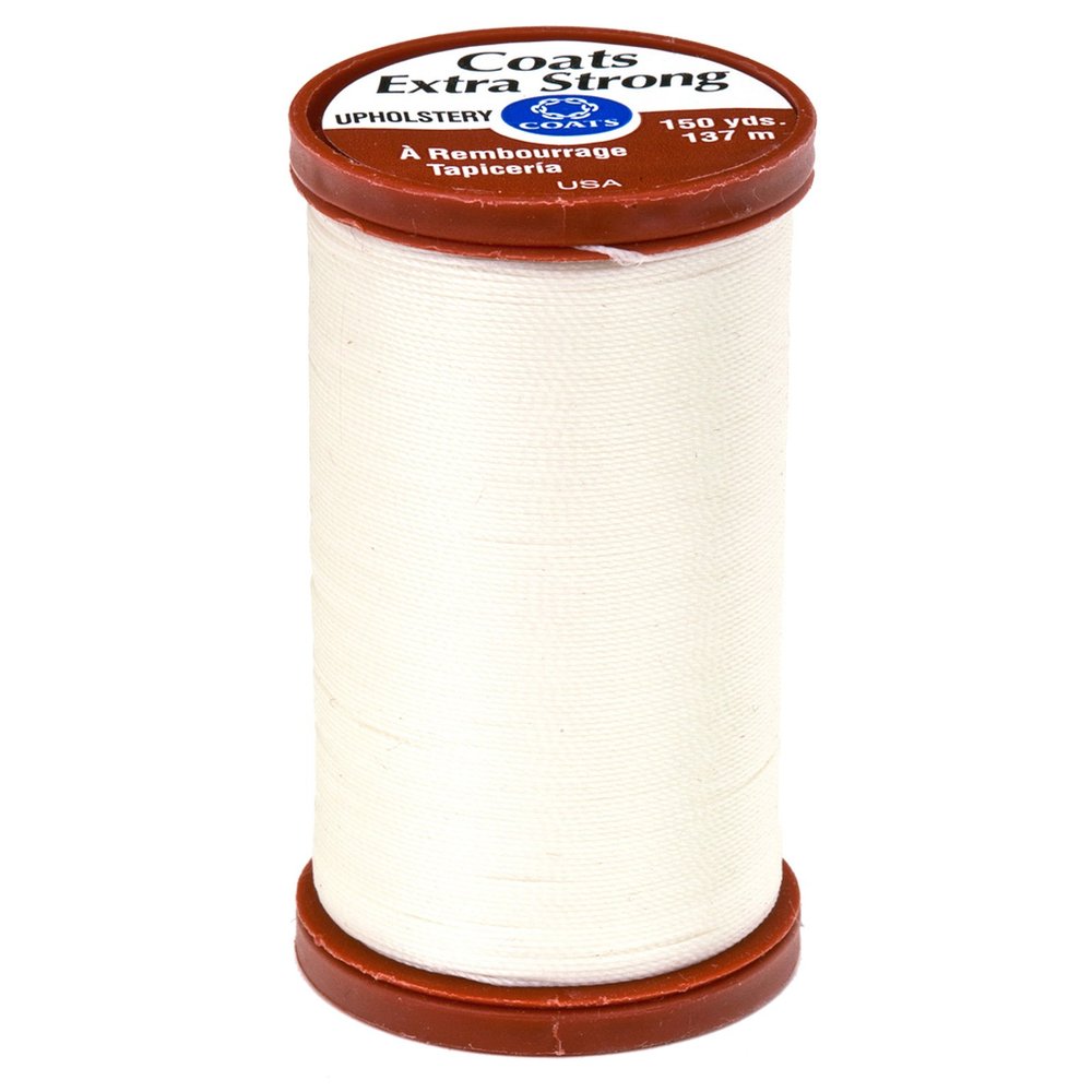 Coats & Clark Specialty Thread Upholstery 150 YD Natural,Cream/White